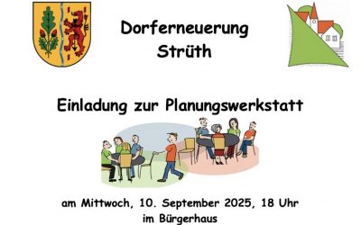 Einladung zur Planungswerkstatt 10.09.